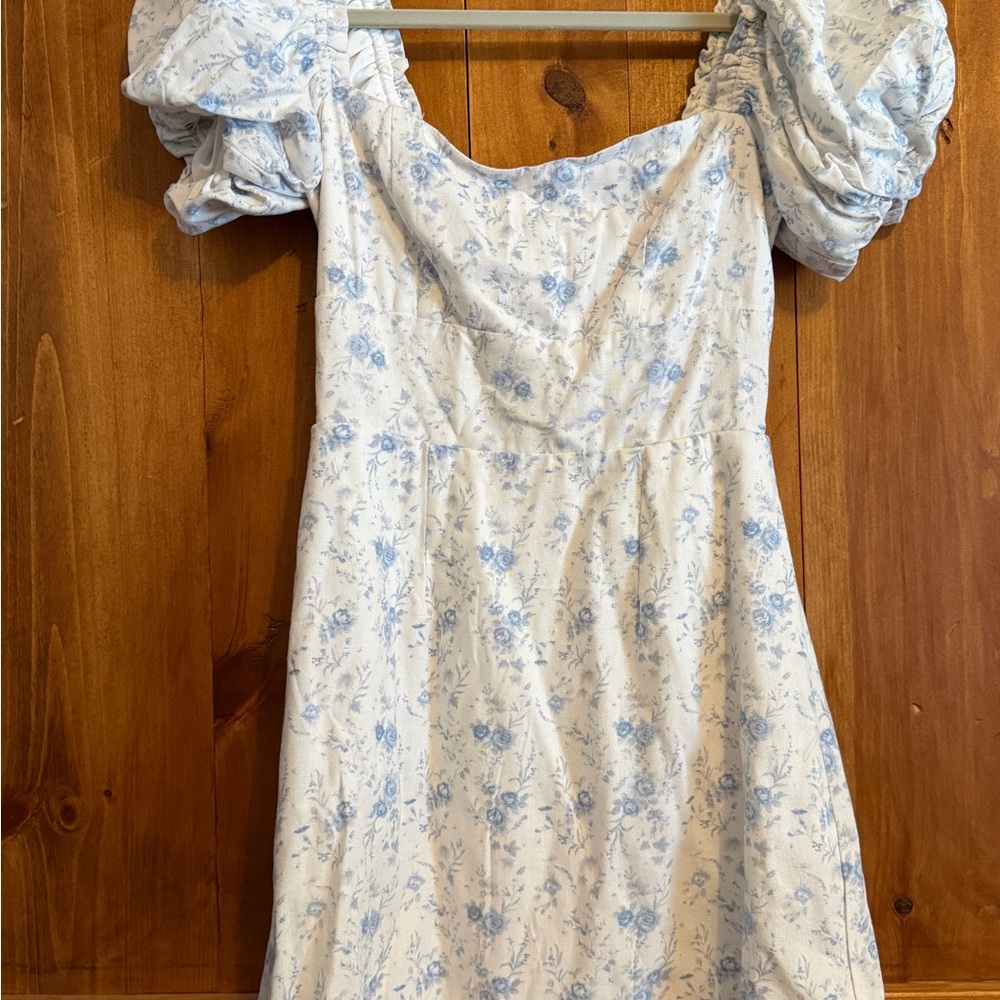 NWT Francesca's blue and white dress sz XS